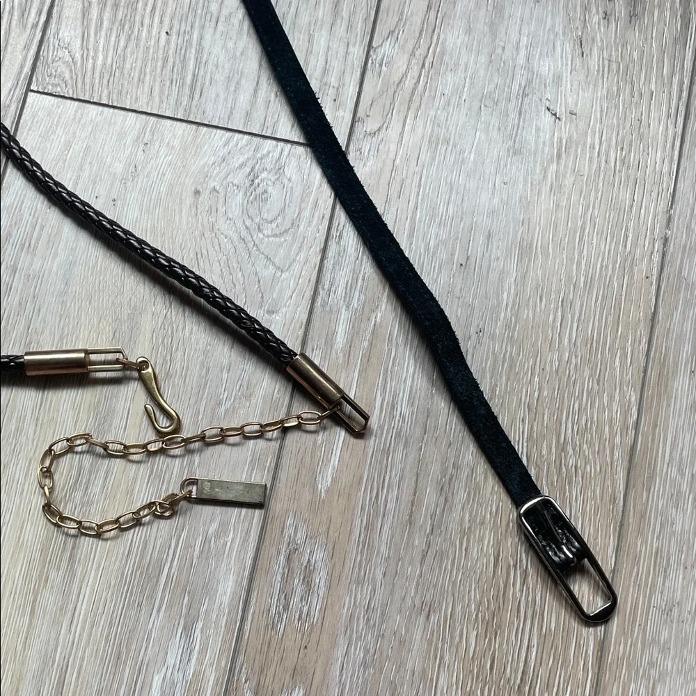 Elegant Women's Black and Brown Belt Set - Picture 16 of 16